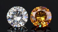 moissanite vs diamond jewelry sparkle