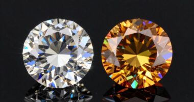 moissanite vs diamond jewelry sparkle