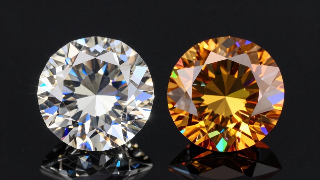 moissanite vs diamond jewelry sparkle