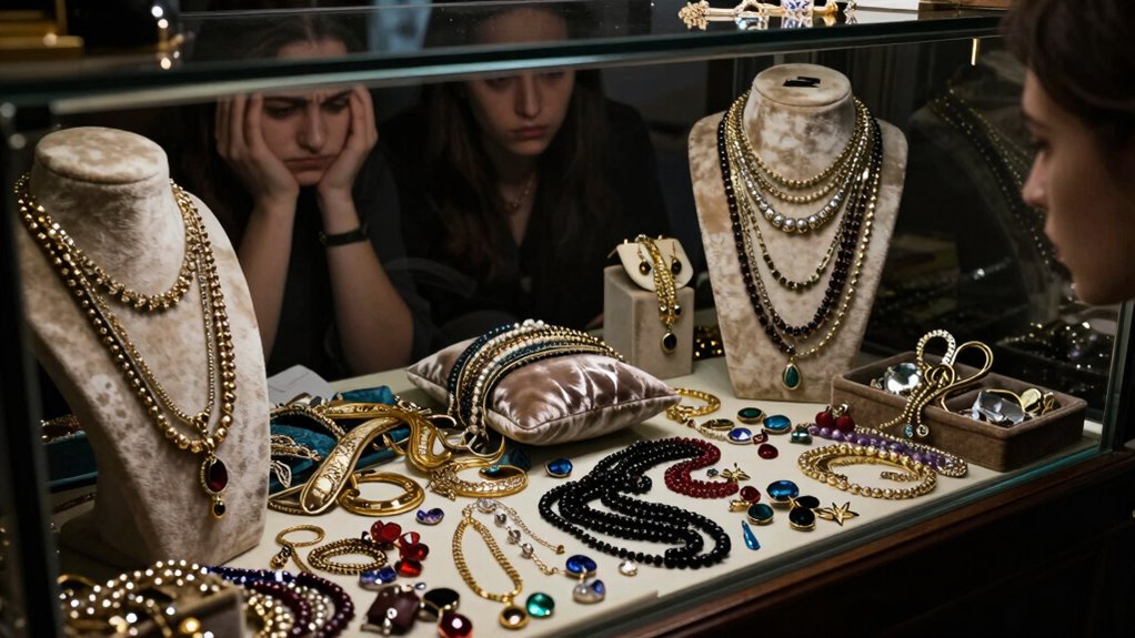 organized eco friendly jewelry displays