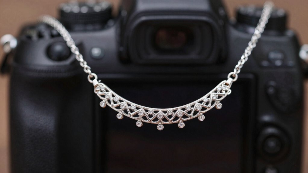 precise focus on jewelry