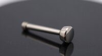 precise labret post fit