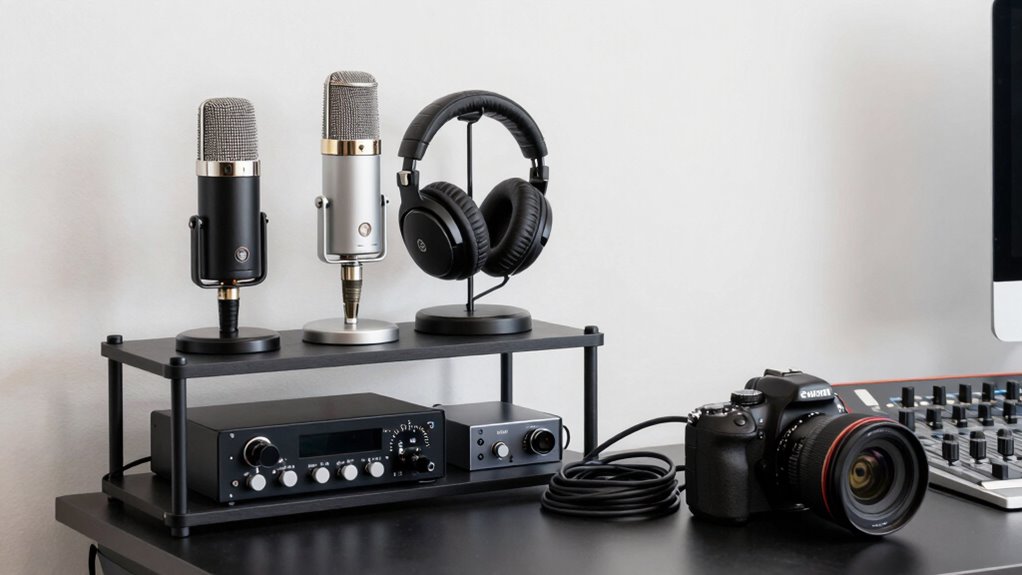 professional studio lighting sound