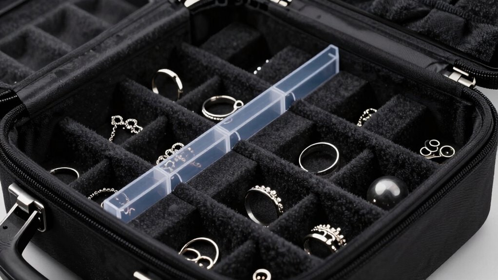 protective padding and compartments