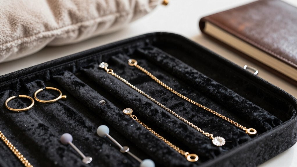 secure organized jewelry storage