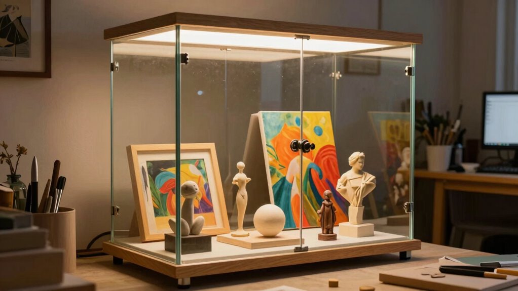 secure professional art display