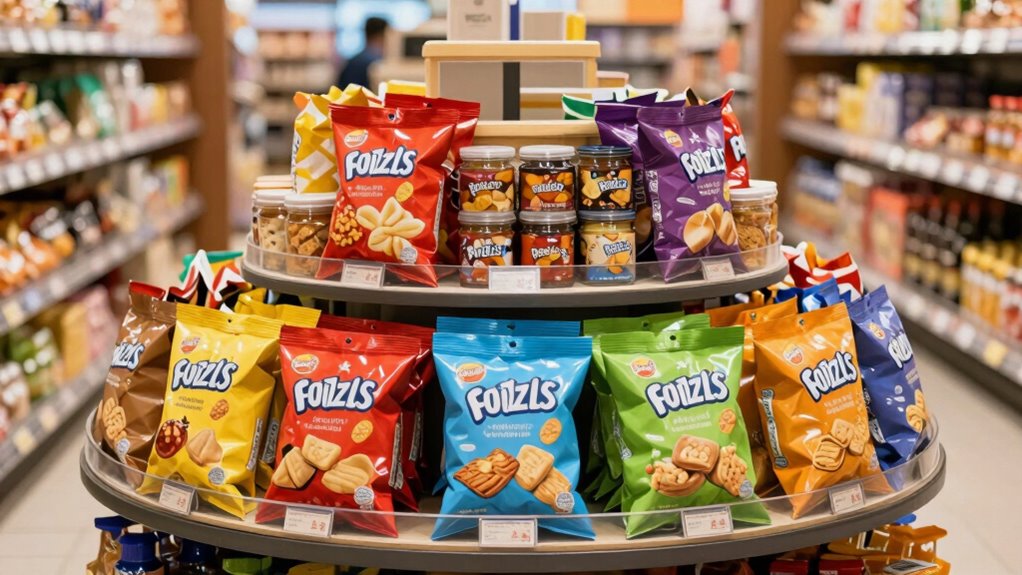 strategic product display arrangement
