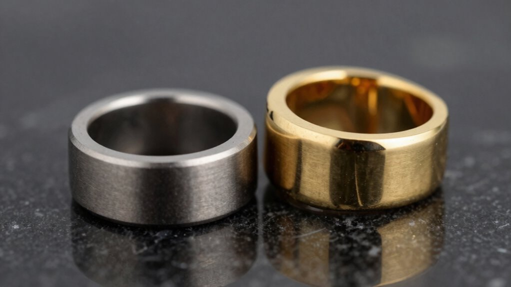 titanium outperforms gold durability