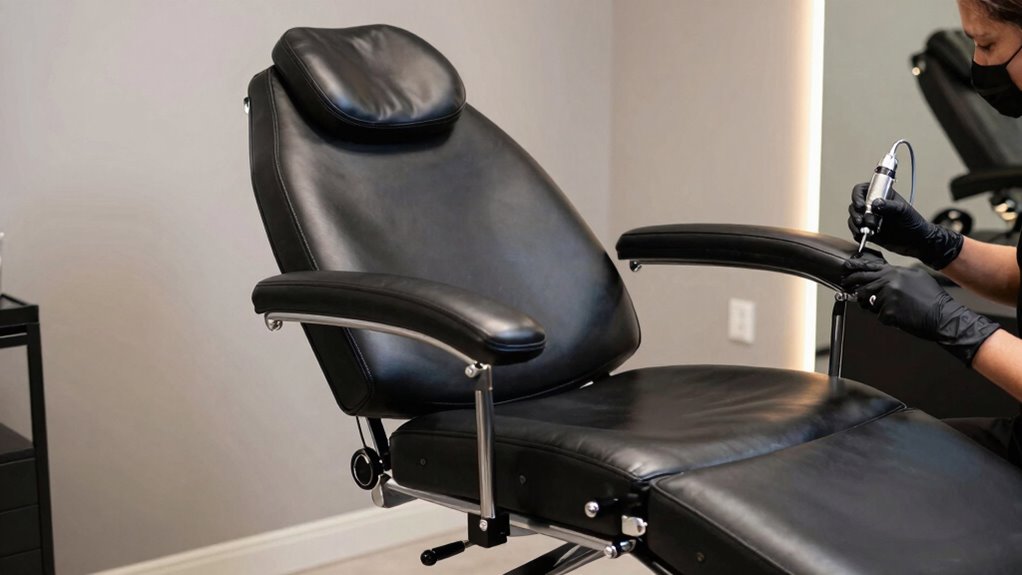 comfortable adjustable tattoo chair