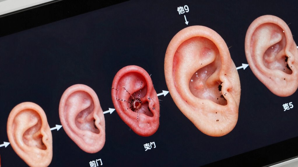 ear cartilage healing timeline