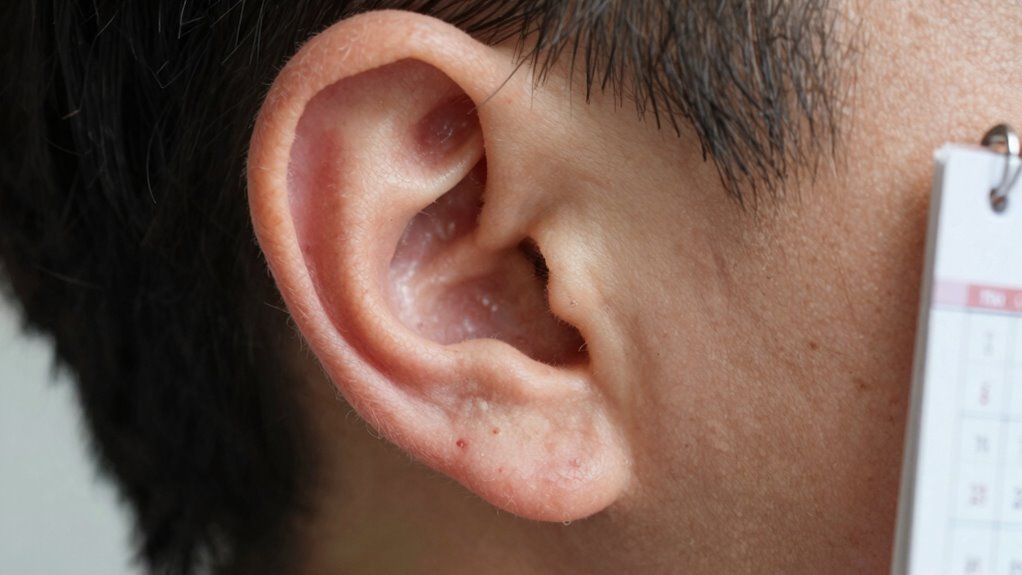 ear healing process timeline