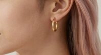 elegant hoop ear styling