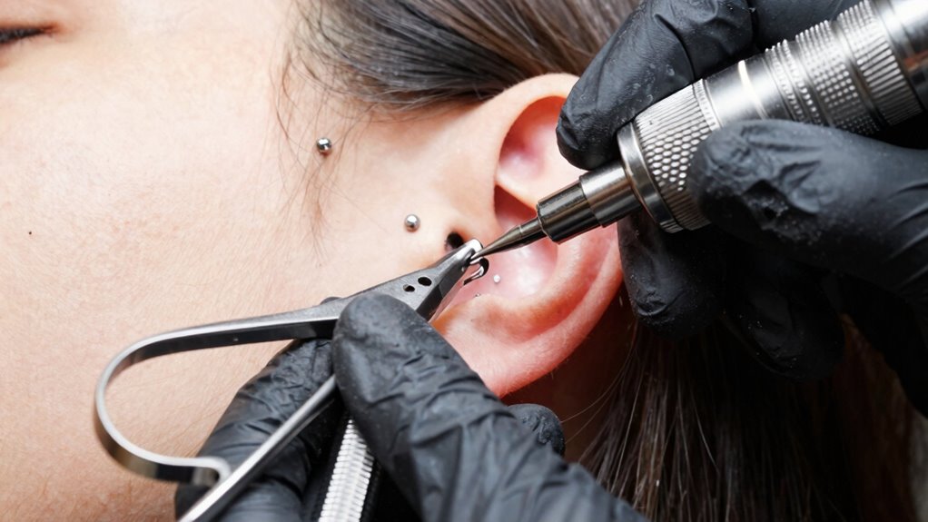 enhanced lighting improves piercing precision
