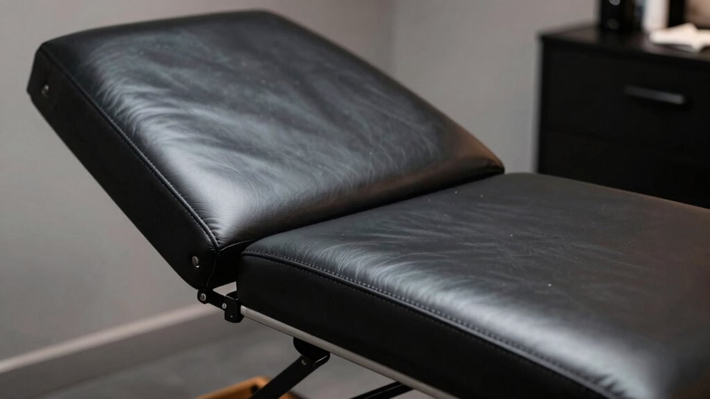 ergonomic safe adjustable tattoo bed