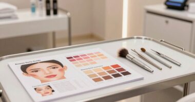facial procedure light guide