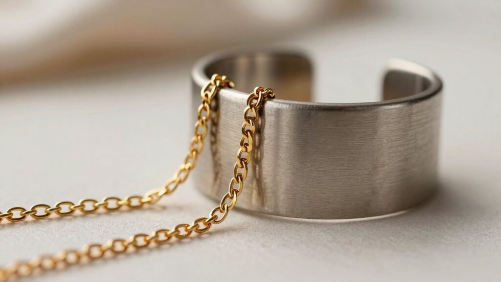 harmonize mixed metallic jewelry