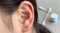 keep piercing dry and clean