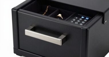 luxurious secure jewelry storage