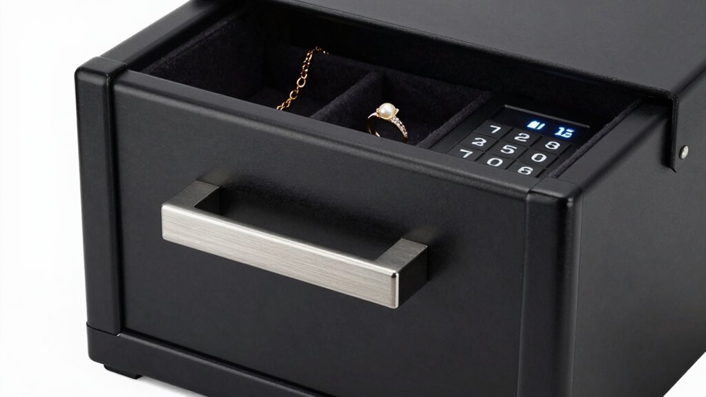 luxurious secure jewelry storage