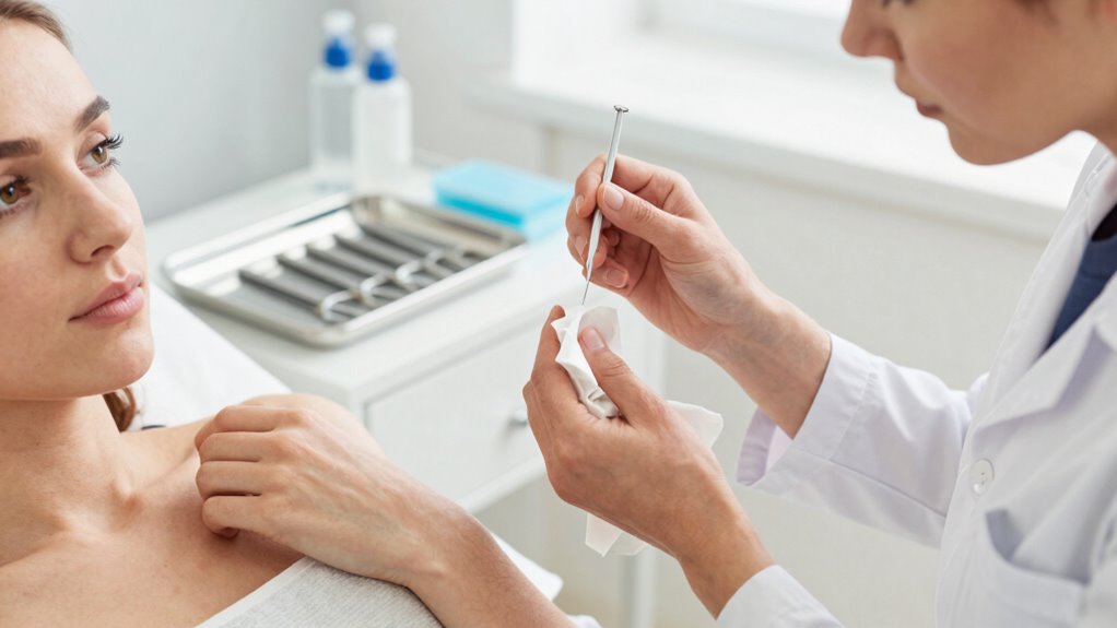managing nerves before piercing