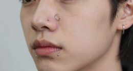 minimalist facial piercing trend