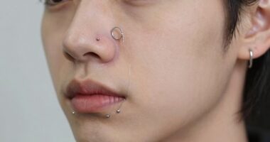 minimalist facial piercing trend