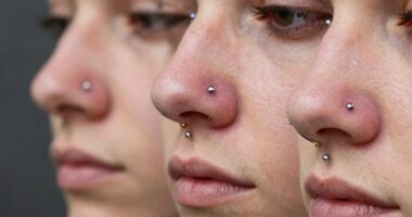 nostril piercings remain trendy