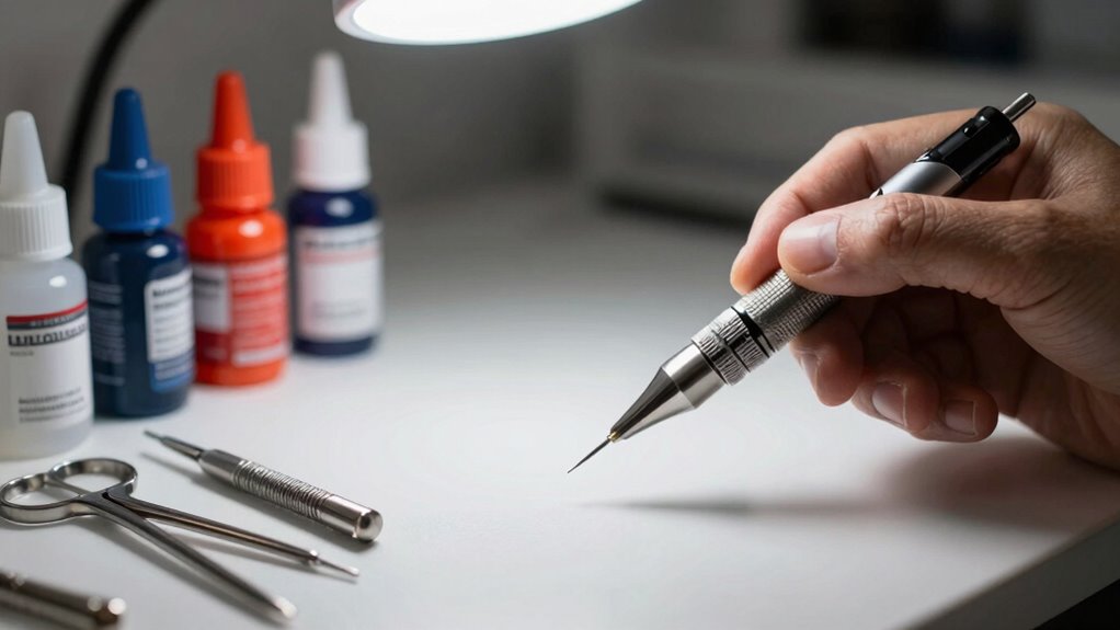 optimal lighting ensures precision
