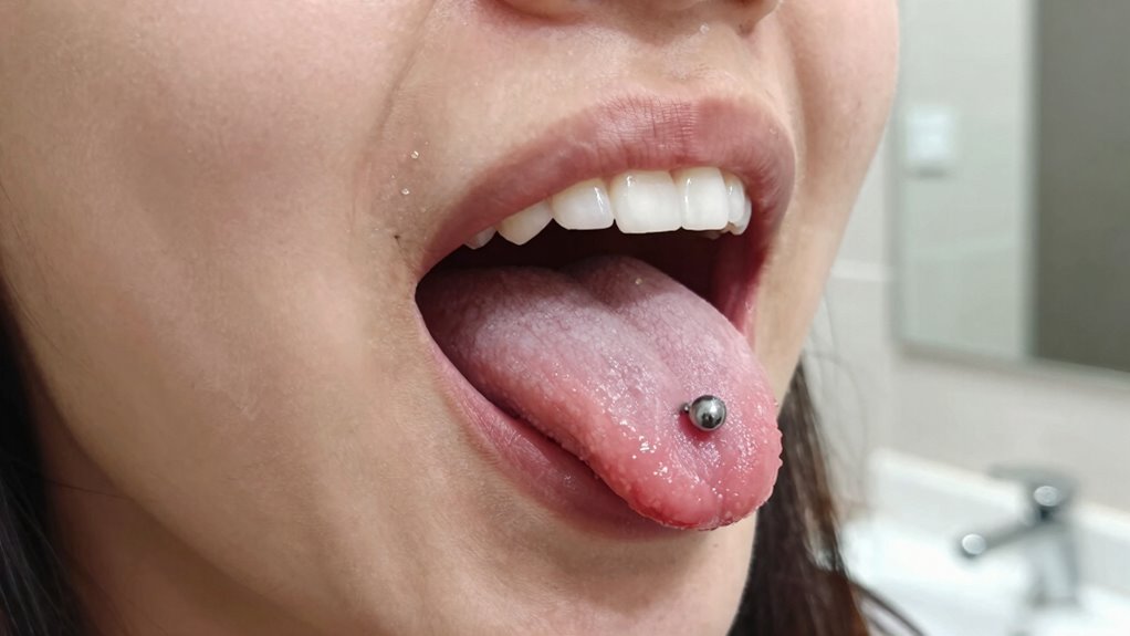 oral piercings require care