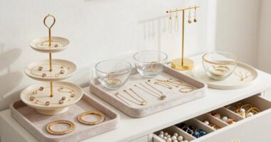 organize jewelry as it expands