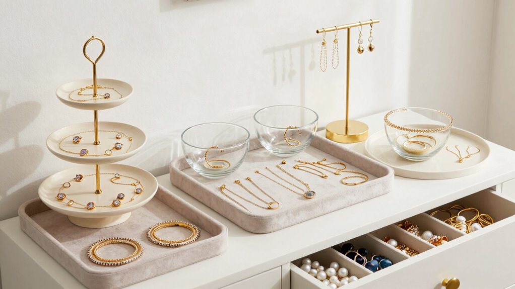 organize jewelry as it expands