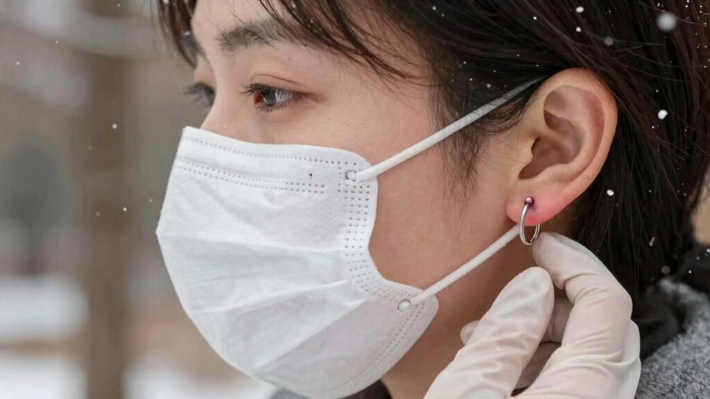 piercing care during cold season
