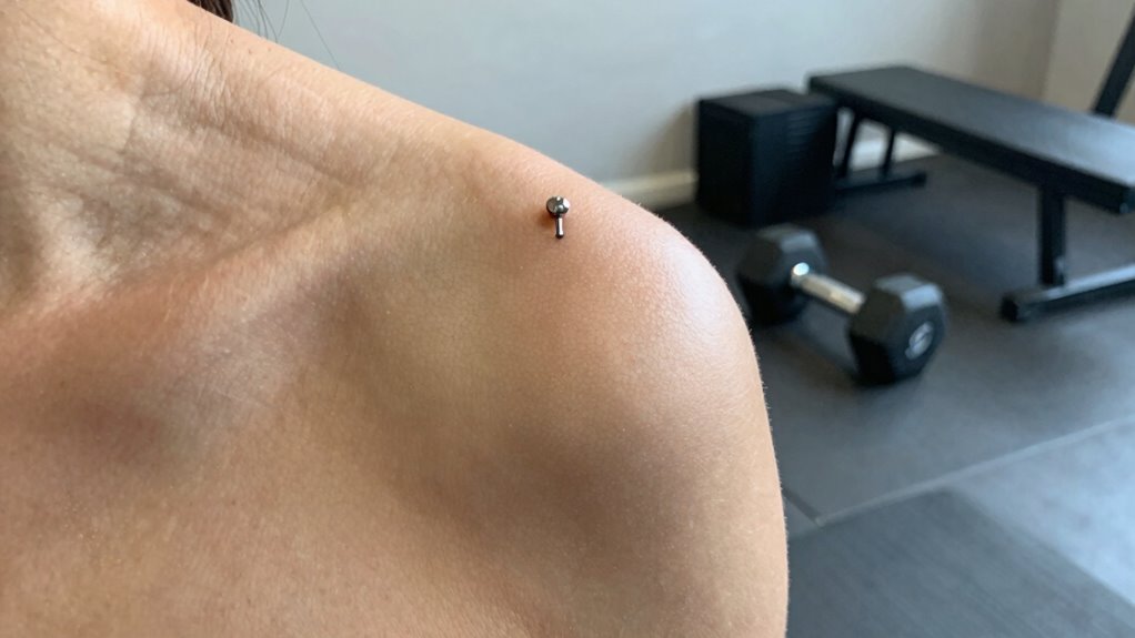 protect piercings during exercise