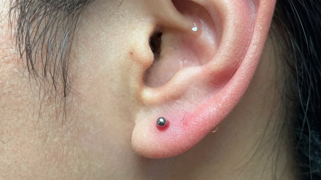 reopening piercing healing process