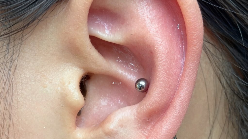 smooth pain free open healed