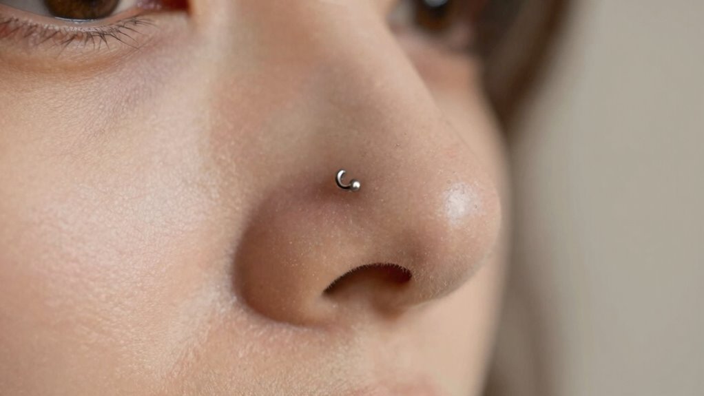 subtle sophisticated nose jewelry