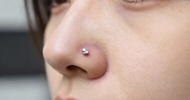 tiny jewelry transforms nose