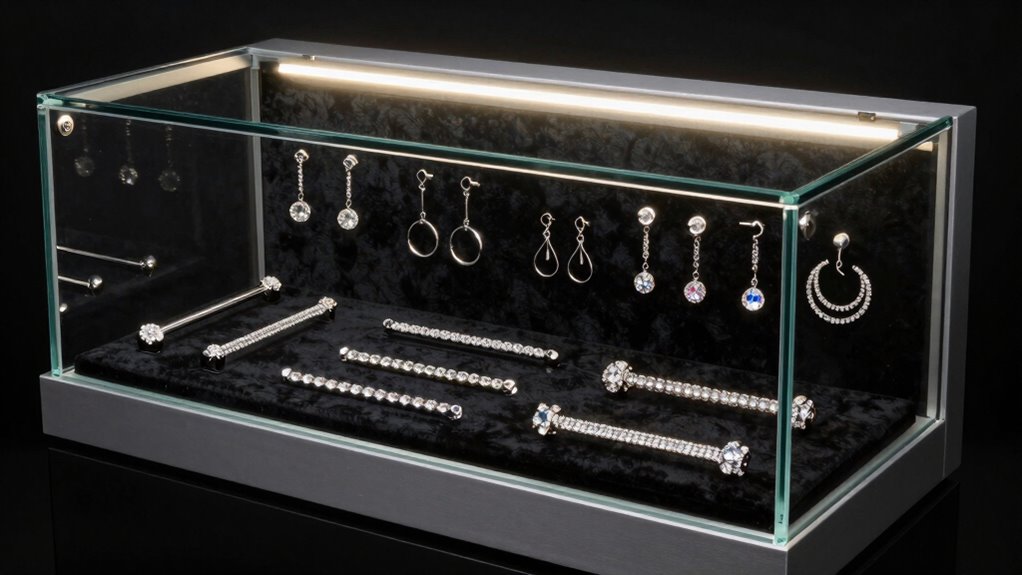 upgraded body jewelry display