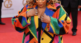 Queen Latifah Bundles Up in a Bold, Oversized Coat on the 2026 BET Awards Red Carpet