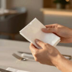 ‘The beauty of the useless’: Spain’s super-thin restaurant napkins are throwaway art treasures