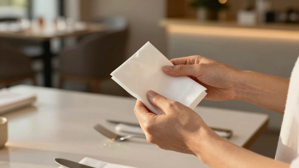 ‘The beauty of the useless’: Spain’s super-thin restaurant napkins are throwaway art treasures