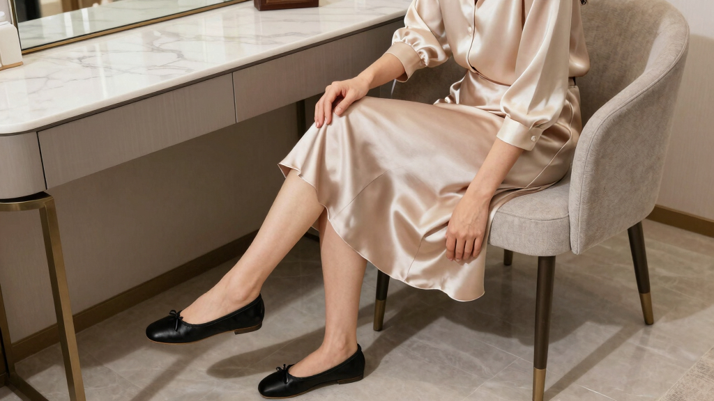 8 Elegant Outfits French It Girls Are Wearing With Ballet Flats Instead Of Heels Or Sandals