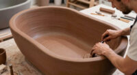 Inside Jonojé: Studio LOHO’s Monolithic Clay Bathtubs Anchor a New Luxury B&B
