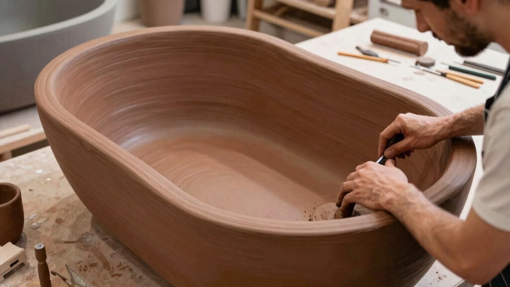 Inside Jonojé: Studio LOHO’s Monolithic Clay Bathtubs Anchor a New Luxury B&B