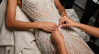 Zendaya Is Goddess-Like in This Sculpted, Beaded, Fantastic Schiaparelli Gown