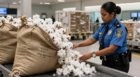 CBP Seizes 440 Pounds Of Unprocessed Cotton At Virginia’s Dulles Airport