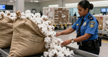 CBP Seizes 440 Pounds Of Unprocessed Cotton At Virginia’s Dulles Airport