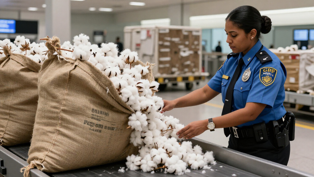 CBP Seizes 440 Pounds Of Unprocessed Cotton At Virginia’s Dulles Airport