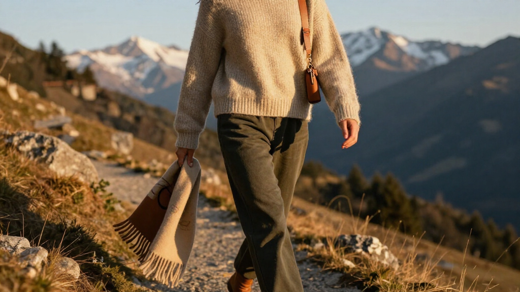 LOEWE Took Its Fall Campaign To The Alps