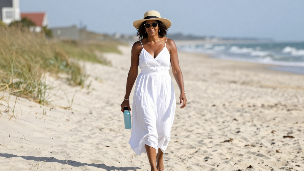 Michelle Obama Martha's Vineyard Outfit